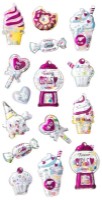 Autocolante DPCraft Sweets 15pcs (DPNK-187)