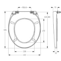 Capac de toaletă SoloPlast SPM-1 imaginea #2 — magazin online Desire.md