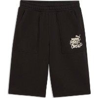 Pantaloni scurți pentru copii Puma Mid90s Relaxed Long Puma Black, s.140