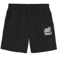 Pantaloni scurți pentru copii Puma Mid90S Woven Shorts Puma Black, s.152