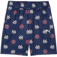 Pantaloni scurți pentru copii Puma Sporty Cats Relaxed Blue Jewel, s.110