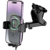 Suport auto Hoco HW32 Crown Black Metal Gray imaginea #3 — magazin online Desire.md