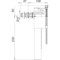 Сливная арматура SoloPlast AN-04L фото №2 — интернет-магазин Desire.md