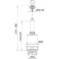 Сливная арматура SoloPlast AS-02.00 фото №2 — интернет-магазин Desire.md