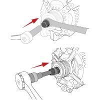 Kit de demontare a scripeților generatorului King Tony 9DA022 imaginea #2 — magazin online Desire.md