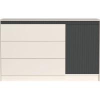 Comodă Gerbor Монако KOM1D3S Cashmere/Elegant Grey