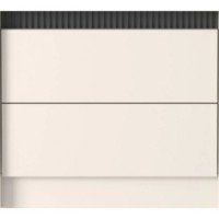 Прикроватная тумба Gerbor Монако KOM2S Cashmere/Elegant Grey