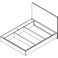 Кровать Gerbor Монако LOZ160 Cashmere/Elegant Grey фото №3 — интернет-магазин Desire.md