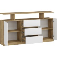 Comodă Yasen Boston Gold Oak/White imaginea #3 — magazin online Desire.md