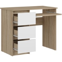 Masa de birou Yasen Cina Sonoma Oak/White imaginea #4 — magazin online Desire.md