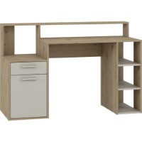 Masa de birou Yasen Jessy Artisan Oak/Cashmere