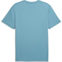 Tricou bărbătesc Puma M Tad Essential Poly Baltic Sea Blue, s.L imaginea #2 — magazin online Desire.md