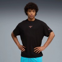 Tricou bărbătesc Puma Melo Alwayz On 1 Puma Black/Glowing Red, s.S imaginea #2 — magazin online Desire.md