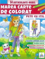 Carte de colorat pentru copii Pegas Fete cu stil (666562)