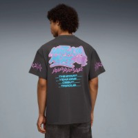 Tricou bărbătesc Puma Melo X Hive Tee II Dusky Gray, s.S imaginea #3 — magazin online Desire.md