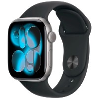 Smartwatch Apple Watch Series 11 GPS 46mm Space Gray Aluminium Case with Black Sport Band S/M (MEV04) imaginea #2 — magazin online Desire.md