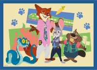 Puzzle Trefl 4in1 An Adventurous Zootopia/Zootopia 2 (34677) imaginea #4 — magazin online Desire.md