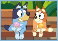 Puzzle Trefl 4in1 Bluey And His World/BBC Bluey (34637)