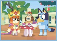 Puzzle Trefl 4in1 Bluey And His World/BBC Bluey (34637) imaginea #2 — magazin online Desire.md