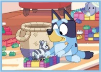 Puzzle Trefl 4in1 Bluey And His World/BBC Bluey (34637) imaginea #4 — magazin online Desire.md