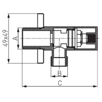 Кран Ferro 1/2 x 1/2 Z294 фото №2 — интернет-магазин Desire.md