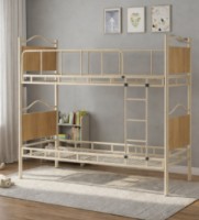 Pat supraetajat Evger R-100 90x200cm Cappucino