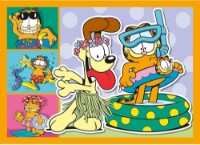 Puzzle Trefl 4in1 Garfield Loves Lasagna/Garfield (34673) imaginea #4 — magazin online Desire.md