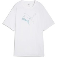 Tricou de dame Puma Evostripe Relaxed Graphic Puma White, s.M imaginea #1 — magazin online Desire.md