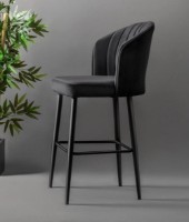 Барный стул Trendy Rubi Black 97x52x42cm GTR005799 2pcs фото №2 — интернет-магазин Desire.md