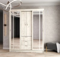 Dulap cu uşi glisante ML-Mobila Дипломат 1700 New Крафт Белый