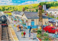 Puzzle Trefl 1000 Premium Plus Tea Time: The Village Station (10810)