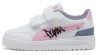 Ghete pentru copii Puma Shuffle Downtown Low Mid 90s Puma White/Pink Shimmer//Black, s.28.5 imaginea #2 — magazin online Desire.md