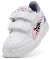 Ghete pentru copii Puma Shuffle Downtown Low Mid 90s Puma White/Pink Shimmer//Black, s.29 imaginea #5 — magazin online Desire.md
