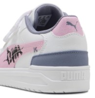 Ghete pentru copii Puma Shuffle Downtown Low Mid 90s Puma White/Pink Shimmer//Black, s.34.5 imaginea #6 — magazin online Desire.md