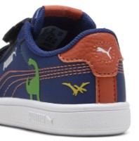 Ghete pentru copii Puma Smash 3.0 Dino Blue Jewel/Green Fruit/Amarena, s.26 imaginea #6 — magazin online Desire.md
