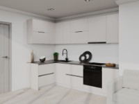 Bucătărie Bayro Monty Cashmere/Cashmere 2800x1400