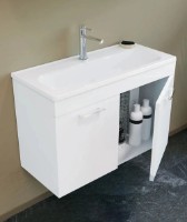 Шкаф с умывальником Orka Bafa 80 White (16874)