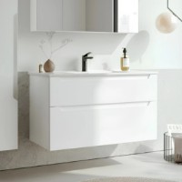 Шкаф с умывальником Orka Messina 100 White (19219)