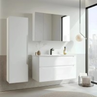 Шкаф с умывальником Orka Messina 100 White (19219) фото №2 — интернет-магазин Desire.md