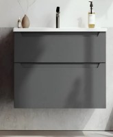 Шкаф с умывальником Orka Messina 65 Anthracite (19214)