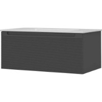 Шкаф с умывальником Orka Olbia 120 Anthracite (19209)