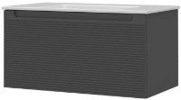Шкаф с умывальником Orka Olbia 80 Anthracite (19211)