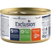 Hrană umedă pentru pisici Exclusion Intestinal Adult Pork & Rice 85g