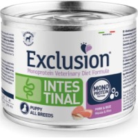 Hrană umedă pentru câini Exclusion Intestinal Puppy All Breeds Pork&Rice 200g