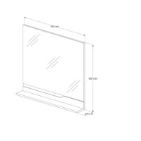 Зеркало для ванной Supraten 1511308 фото №4 — интернет-магазин Desire.md