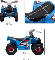 Mașinuța electrica Little Light Blue (MX630/2) imaginea #4 — magazin online Desire.md