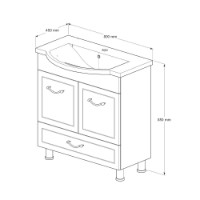 Dulap cu lavoar Supraten 1511802 imaginea #2 — magazin online Desire.md