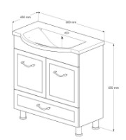 Dulap cu lavoar Supraten 1511803 imaginea #3 — magazin online Desire.md