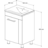 Dulap cu lavoar Supraten 1511833 imaginea #3 — magazin online Desire.md