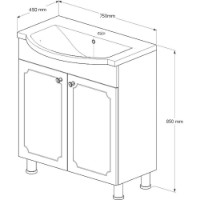 Dulapuri cu lavoar Supraten 1511913 imaginea #2 — magazin online Desire.md